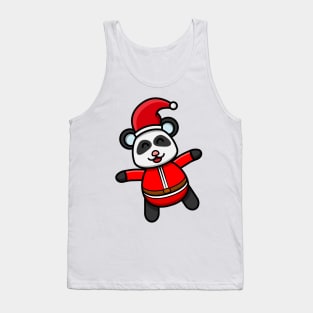 Sticker and Label Of  Cute Baby Christmas Panda Tank Top